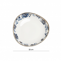 Суповая тарелка Antique Flora 22 см