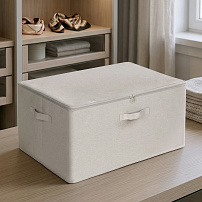 Короб для хранения на молнии "COTTON" Д60 Ш40 В30