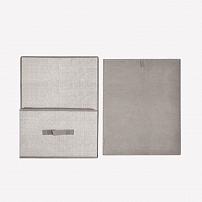 Короб для хранения с крышкой "Melange" бежевый 40x50x25