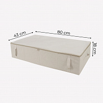 Короб для хранения на молнии "COTTON" 80x43x18