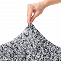 Чехол на 2-ух местный диван "Venezia" серый