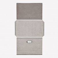 Короб для хранения с крышкой "Melange" бежевый 44x29x30
